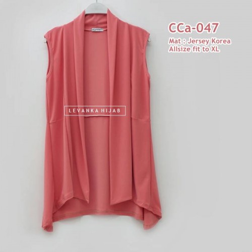 CCa-047 Cardigan Tanpa Lengan